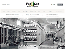 Tablet Screenshot of fatcatwinesny.com